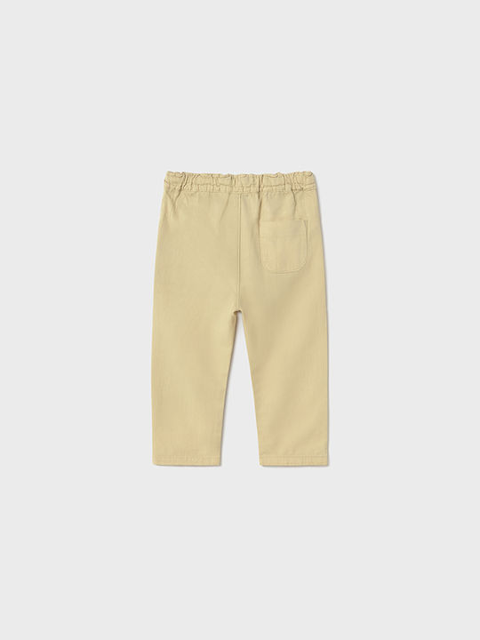 Mayoral Kids' Linen Pants BEZ