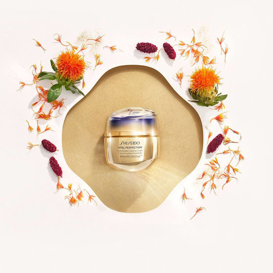 Shiseido Vital Perfection Concentrat Suprem Cremă Anti-îmbătrânire de Față cu Colagen 50ml