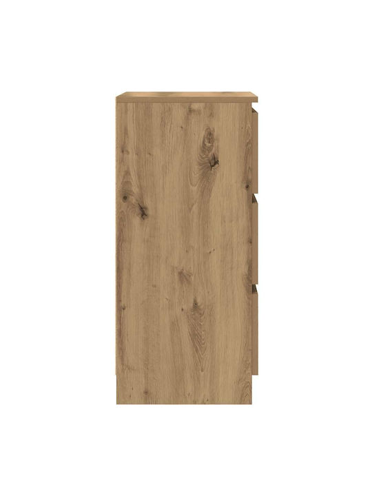 Drawers Storage Wooden L37.5xW35xH76cm