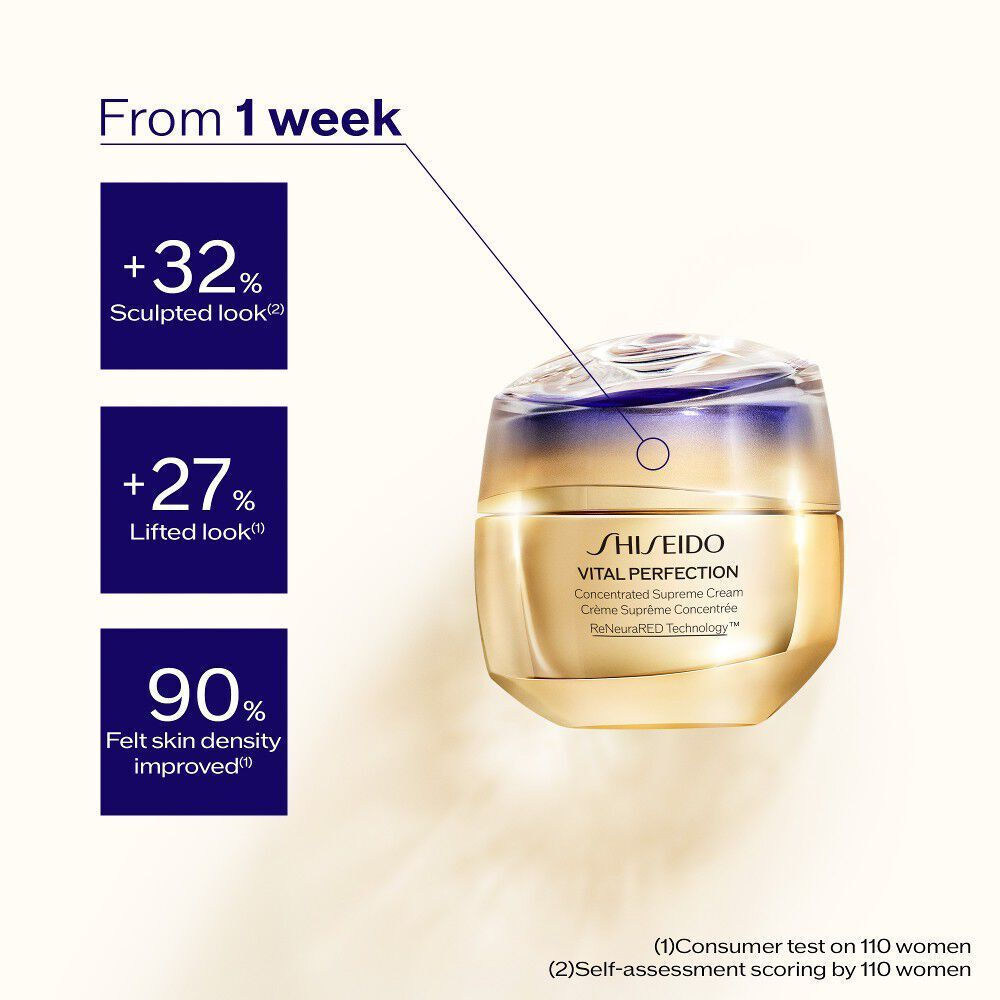 Shiseido Vital Perfection Concentrated Supreme Αντιγηραντική Κρέμα Προσώπου με Κολλαγόνο 50ml