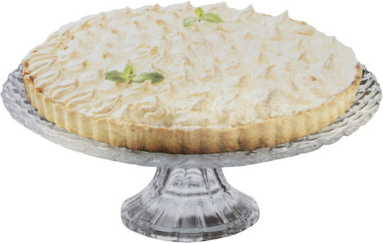Kuchenständer Glas mit Fuß Transparent 25.5x25.5cm