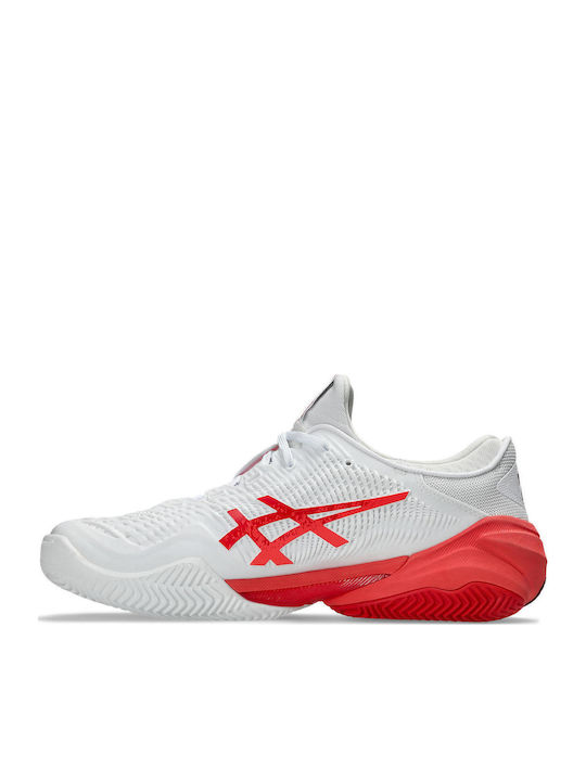 ASICS Court FF 3 Novak Men's Tennis Shoes for Clay Courts White
