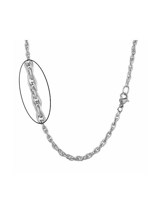 Amor Amor Chain Neck made of Stainless Steel Length 45cm