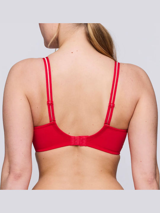 East End Bra Underwire Red