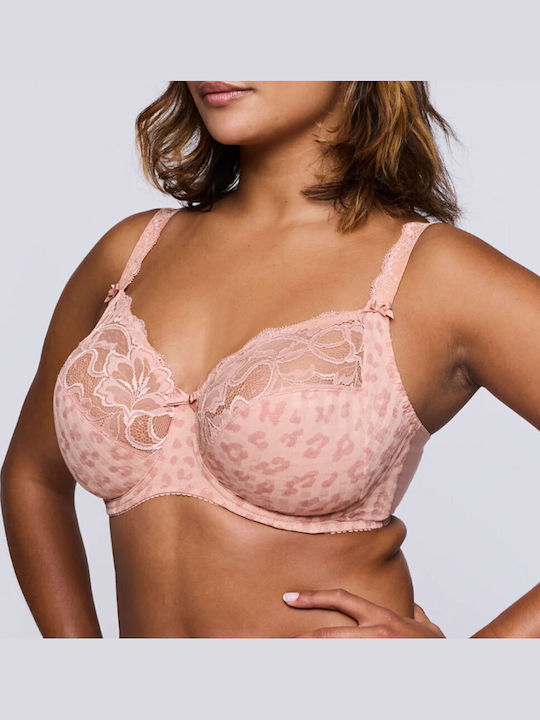 Bra without Padding Underwire Beige