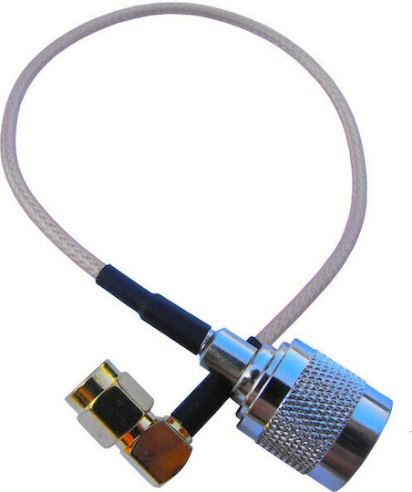 Ez-rptncp2smaram25 Conector Rp-tnc La Sma Unghi Drept 25cm
