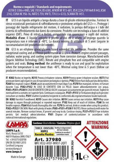 Lampa Αντιψυκτικό Παραφλού Ψυγείου Αυτοκινήτου G13 / G12++ 1lt