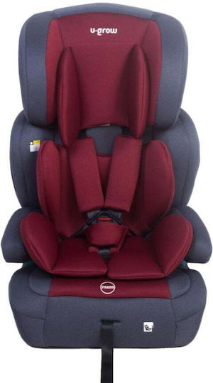 U-Grow Детско Столче за Кола i-Размер с Isofix Червен 9-36 кг