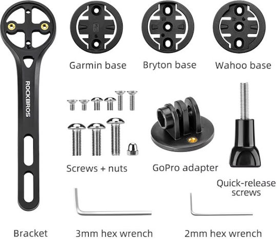 Universal Aluminum Handlebar Mount Speedometer Light Rockbros 29210012002