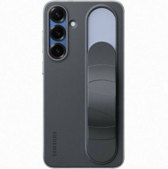 Samsung Standing Grip Umschlag Rückseite Silikon Schwarz (Galaxy S25+)
