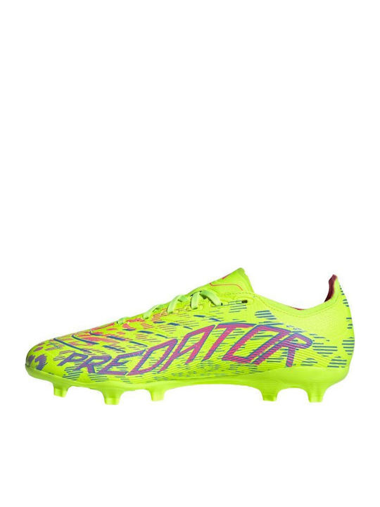 adidas Predator League Ποδοσφαιρικά Παπούτσια με Τάπες FG/MG Μπεζ