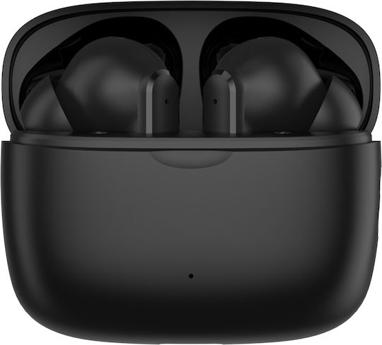 Noozy BH55 In-ear Bluetooth Handsfree Căști cu Carcasă de Încărcare Negru