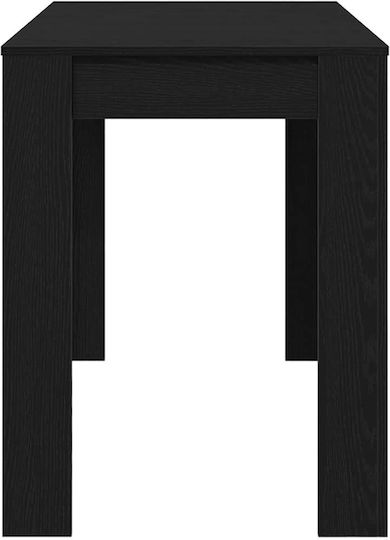 Маса За Трапезария Дървена Черна 120x60x76см