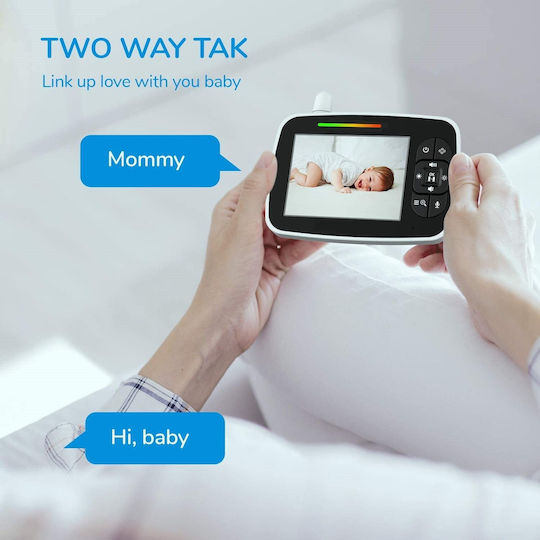 Baby Roko Ασύρματη Ενδοεπικοινωνία Μωρού με Αμφίδρομη Επικοινωνία & Νανουρίσματα