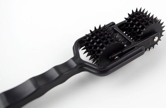 SMD SpireX, Spiked Double 5 Row Pinwheel, Sensitivity Double Wheel in Black Color