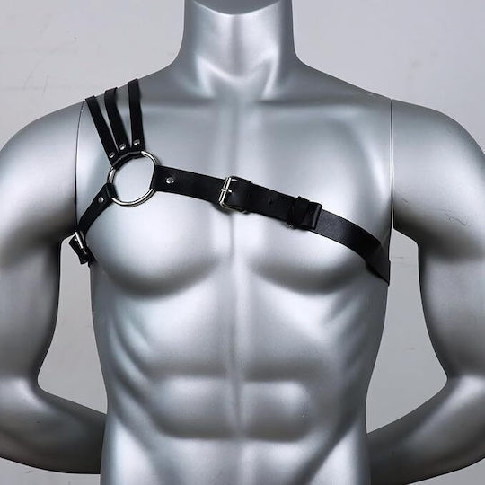 SMD Centurion, Strap Harness from Vegan Leather BDSM Accessory in Black Color