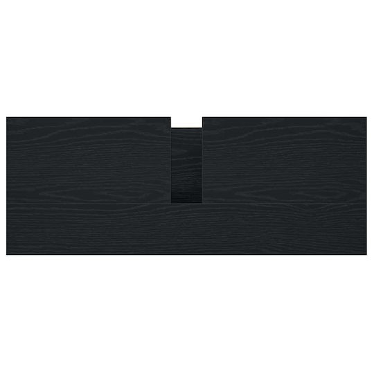 vidaXL Πάγκος χωρίς Νιπτήρα Μ90xΒ34.5xΥ60cm Μαύρη Δρυς