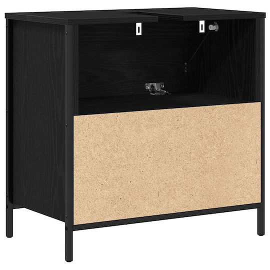 vidaXL Countertop without Sink L60xW34.5xH60cm Black Oak, Black