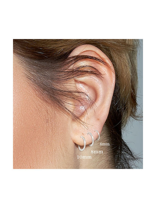 Bode Earrings Hoops made of Silver 10mm