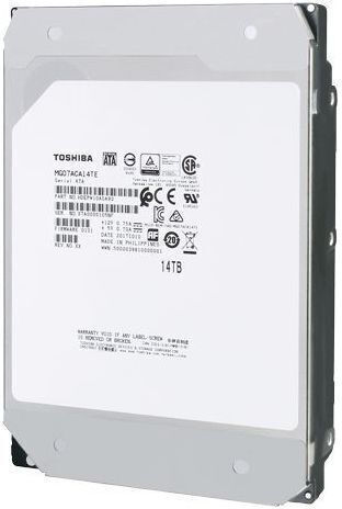 Toshiba Enterprise Helium MAMR 20TB HDD Σκληρός Δίσκος 3.5" SATA III 7200rpm με 512MB Cache για NAS MG10ACA20TE
