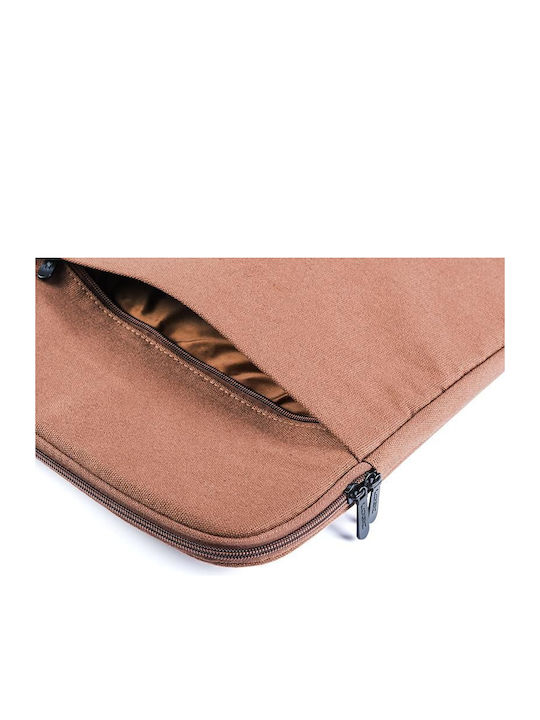 Logic Plush Θήκη για Laptop 15.6" σε Καφέ χρώμα