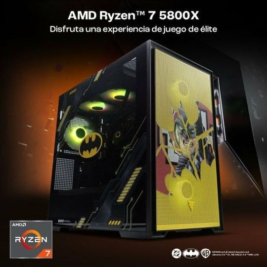 PcCom Gaming Desktop PC (Ryzen 7-5800X/32GB DDR4/1TB SSD/GeForce