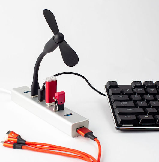Unitek USB 3.0 Hub 7 Ports with USB-A Connection Silver