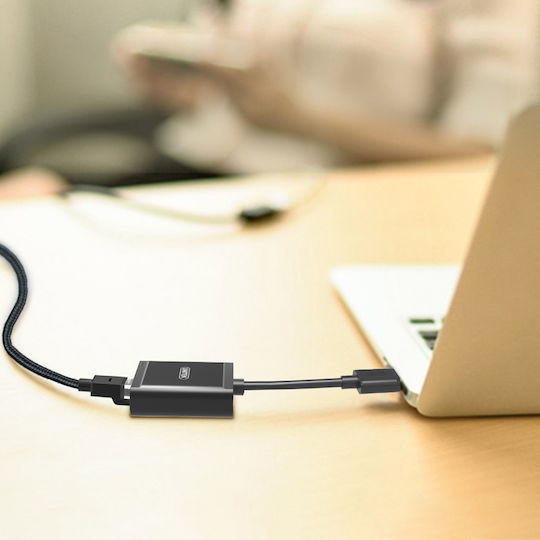 Unitek RJ45 Hub 4 Θυρών USB 2.0 με σύνδεση USB-A / Ethernet