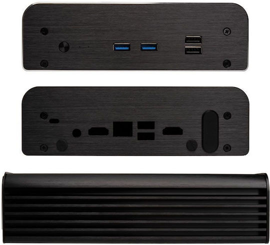 Akasa Newton S7D Tiny Κουτί Υπολογιστή Μαύρο