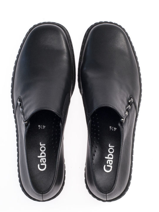 Anatomic Leather Black Low Heels