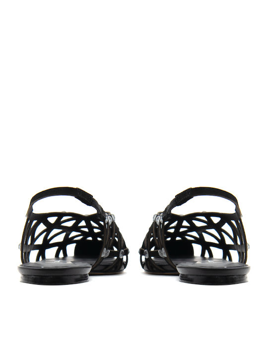 Leather Ballerinas Black