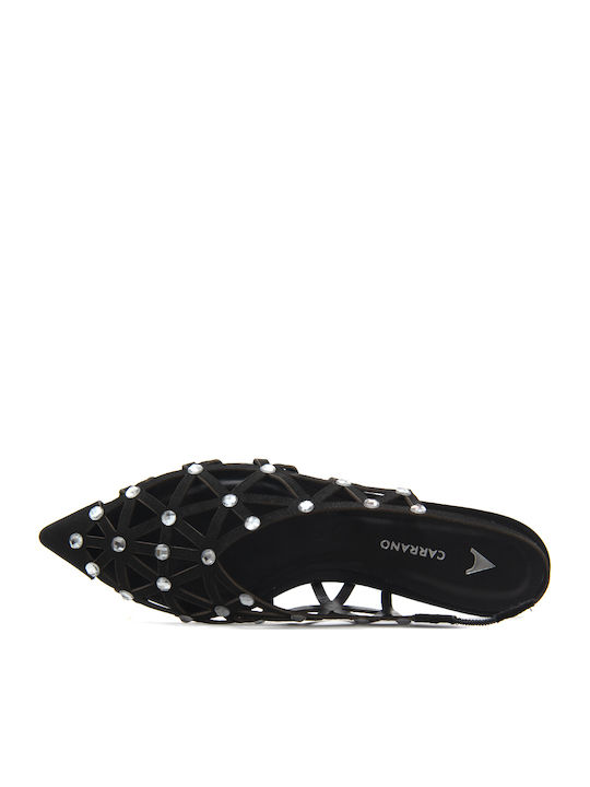 Leather Ballerinas Black