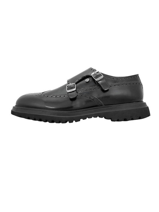 Gianna Kazakou Herren Oxfords Schwarz