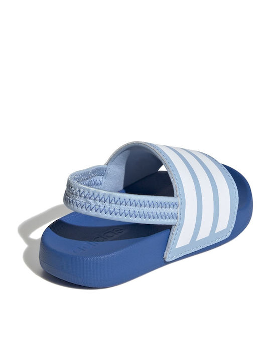 Kinder Badeschlappen Blau Adilette