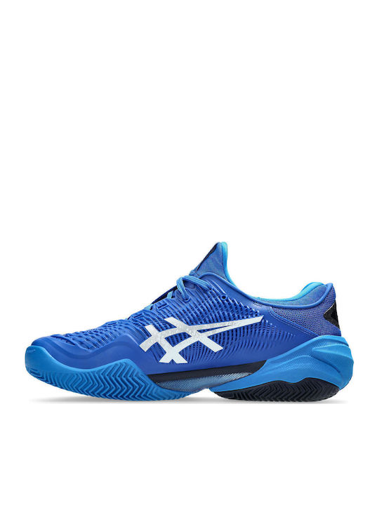 ASICS Court FF 3 Novak Ανδρικά Παπούτσια Τένις για Χωμάτινα Γήπεδα Μπλε