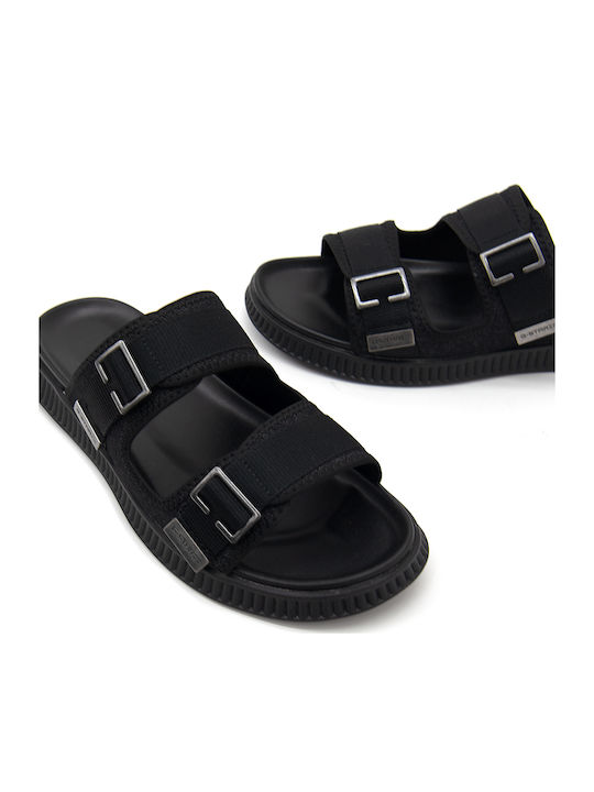 Herrensandalen in Schwarz Farbe