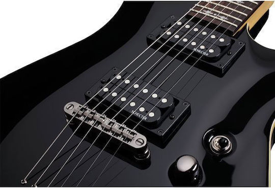 Schecter Omen 6 Gbk Ηλεκτρική Κιθάρα ST Style Μαύρη