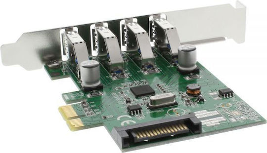 InLine Κάρτα PCIe σε θύρα USB 3.0 / USB 2.0