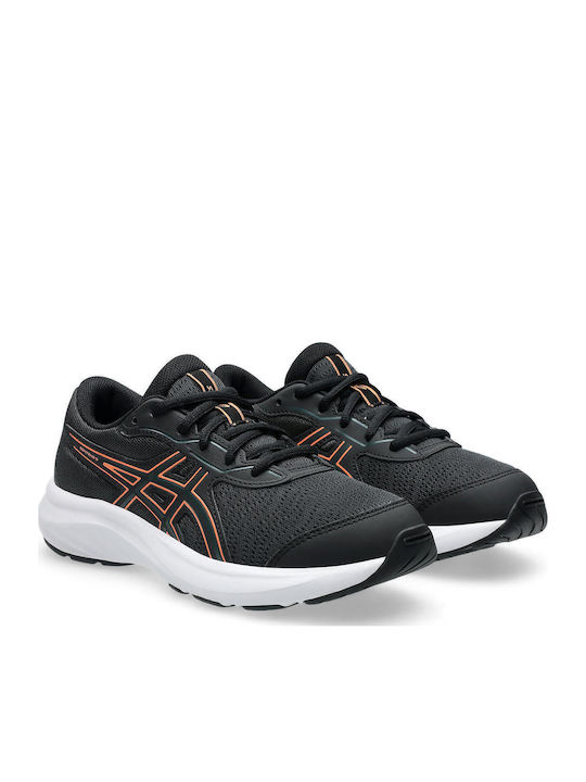 Gel-contend 9 Gs Αθλητικά Παιδικά Παπούτσια Running με Κορδόνια Μαύρα