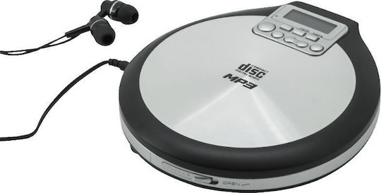 Soundmaster Tragbares Radio-CD-Spieler mit CD Silber