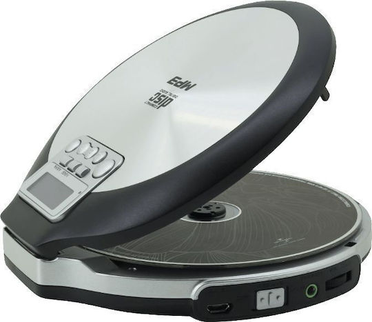 Soundmaster Tragbares Radio-CD-Spieler mit CD Silber