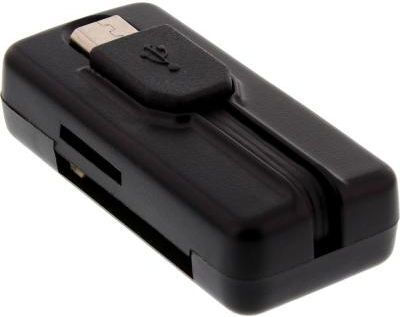 Otg Dual Flex Card Reader Sd Microsd Slots 2 Usb 66776