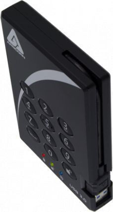 Apricorn Aegis Padl USB 3.1 External 2.5" HDD 2TB Black
