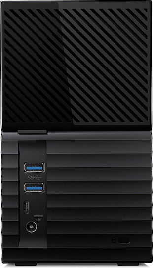 Western Digital My Book Duo USB 2.0 / USB 3.0 / USB-C Εξωτερικός HDD 16TB 3.5" Μαύρο