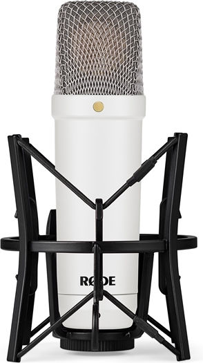 Rode NT-1 Signature Series Πυκνωτικό XLR Microphone Shock Mounted for Vocals in White Color