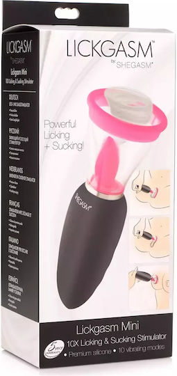 XR 10-Function Sucking and Licking Stimulator Xr Brands Mini Δονητής Διάφανος