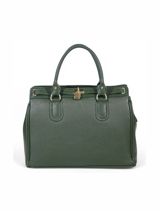 Passaggio Leather Geantă de damă Tote De mână Verde