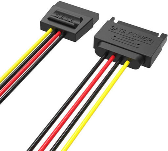 Vention 15-Pin Sata - 15-Pin Sata Cable 0.3m Μαύρο KDABY
