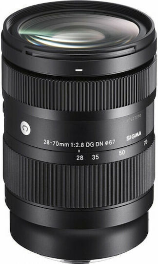 Sigma Full Frame Camera Lens 28-70mm f/2.8 DG DN Contemporary Standard Zoom for Sony E Mount Black