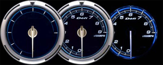 Car Dashboard Fuel Pressure Digital Instrument 60mm